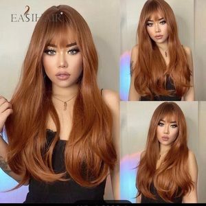 copper brown wig